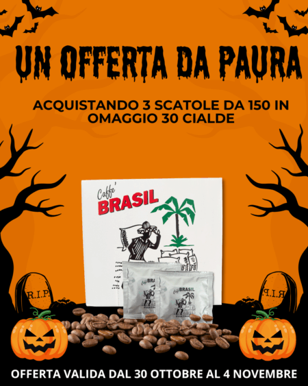 Scatola cialde caffè Brasil miscela Argento