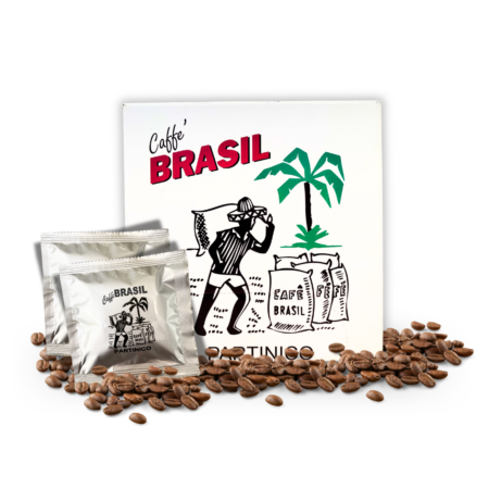 Scatola cialde caffè Brasil miscela Argento