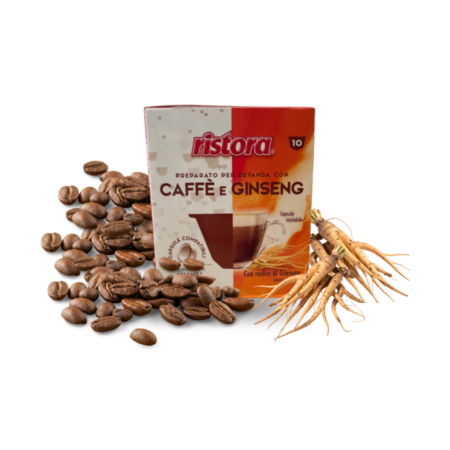 Capsule Caffè e Ginseng Ristora compatibili Nescafè dolce gusto